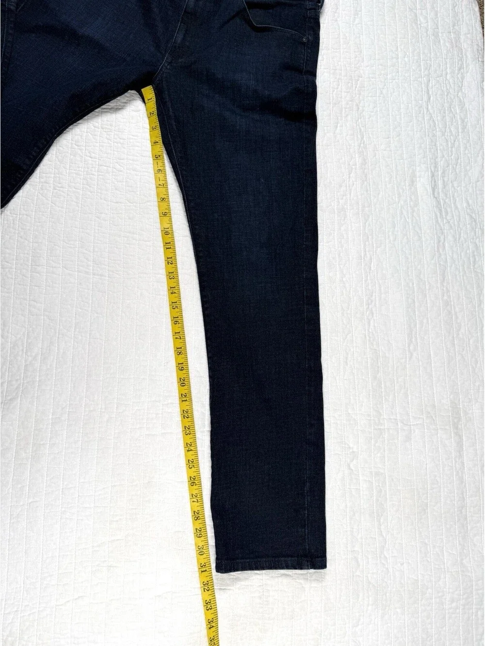 Mott & Bow Men’s 34x32 Slim Jeans Dark Wash Stretch Denim Premium Blue Cotton